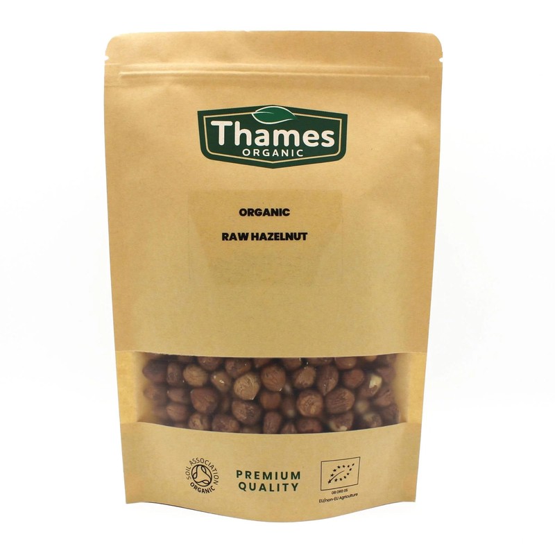 Organic Raw Hazelnuts-Certified Organic, Non-GMO, Vegan, No Additives, No Preservatives,