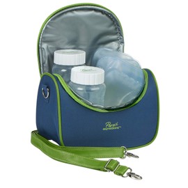 Drive Medical BP002 Pure Expressions Insulated Cooler Bag, Comes with 4 Ice Packs and Two 6oz Storage Bottles, Keeps Bottles Cold for Up to 8 Hours, Keeps Bottles Warem for Up to 4 Hours