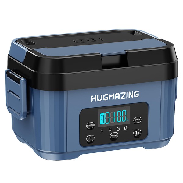 Hugmazing Cordless Electric Lunch Box for Adults, Men & Women