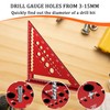 Speed Square, 7inch Metric Triangle Ruler, Triangle Ruler with 14
