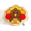 Midlee Turkey Thanksgiving Sugar Cookie Dog Toy (Large)