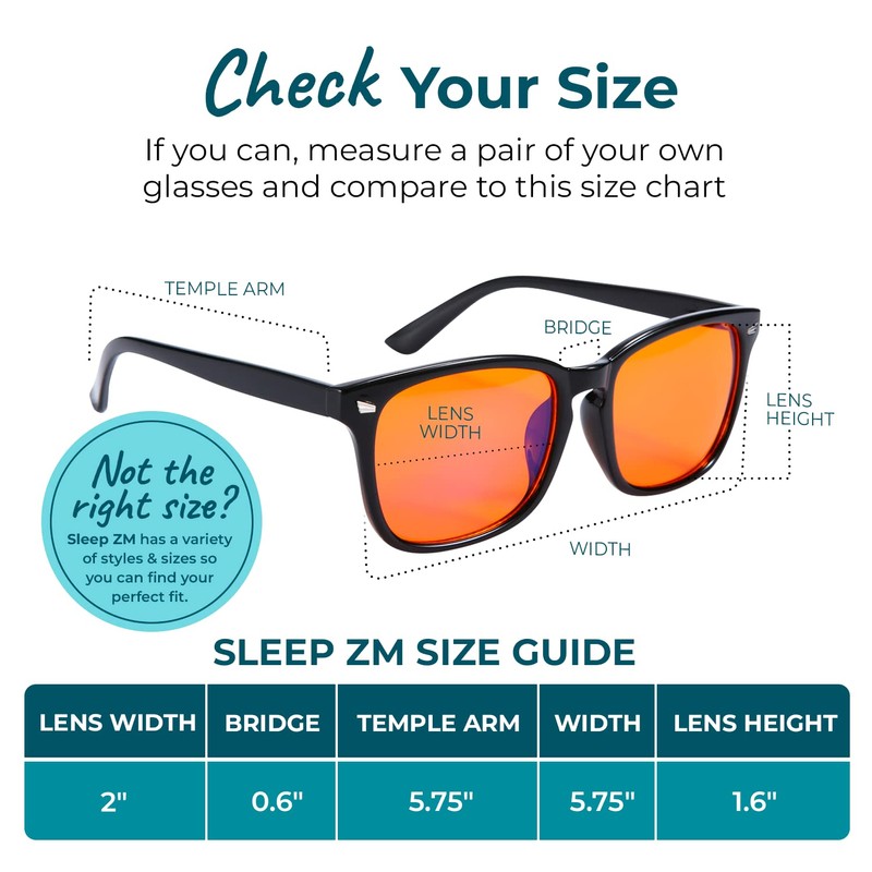 Sleep ZM Blue Light Blocking Glasses for Women + Men