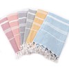 FEBE Beach Towel Bath Towel Green Cotton 180 x 80