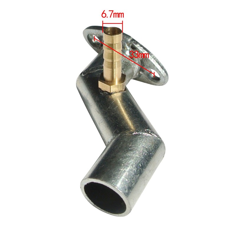 Sthus Alloy Short Offset Intake Manifold With Connector For 80cc