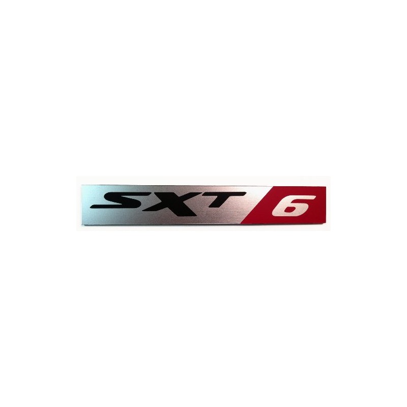 24Designs Compatible SXT Sxt6 Stick on Emblem Replacement for Dodge