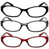 TruVision Readers Reading Glasses – 9502HP- 3 PK – Red