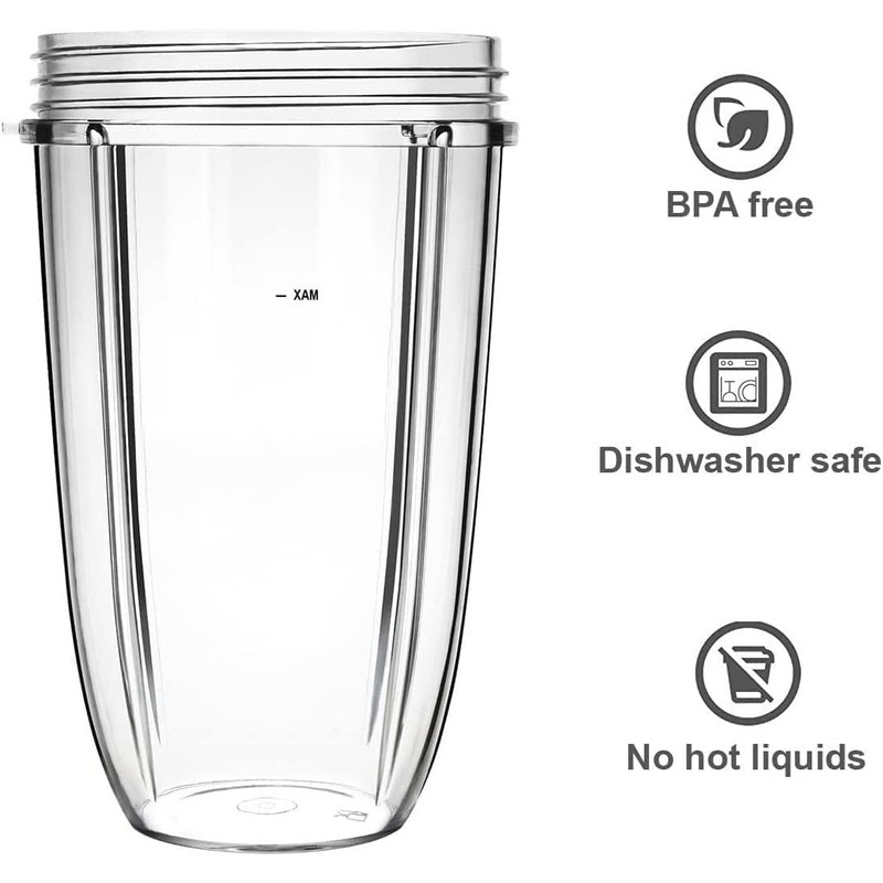 For Nutribullet Colossal Large Big 32 Oz Cup - For