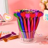 FFNIU 96Pcs Valentine's Day Pens, Heart Shaped Ballpoint Kids Pens