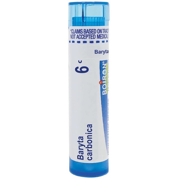 Boiron Baryta Carbonica 6C for Sore Throat Worsened by Cold & Wet Weather - 80 Pellets
