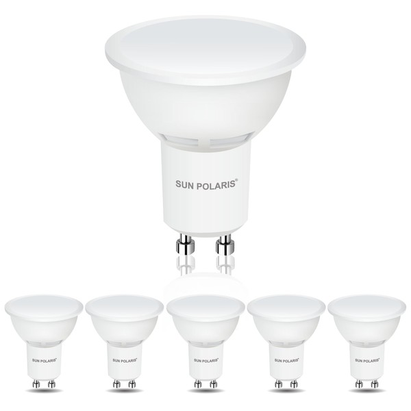 SUN POLARIS GU10 LED Bulbs, Warm White 2700K, 4W 320lm,