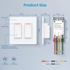 Smart Light Switch 2 Gang Single-Pole Switch 2024 New Model