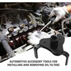 carleef Adjustable Oil Filter Wrench Tool,3 Jaw 2 Way Oil