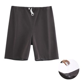 KUMUROETA Washable Diapers for Adults,Bedridden Pants,Patient Care Trousers,Diapers for The Elderly,Anti-Incontinence and Anti-Leakage Diapers,Adaptive Apparel Shorts,Grey