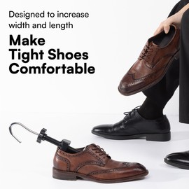 H&S Shoe Stretcher - Shoe Stretchers for Men - Shoe Tree Set - Mens Boot Expander - Shaper Trees - Shoes Widener for Bunions - Use With Shoe Stretcher Spray - US 8-13