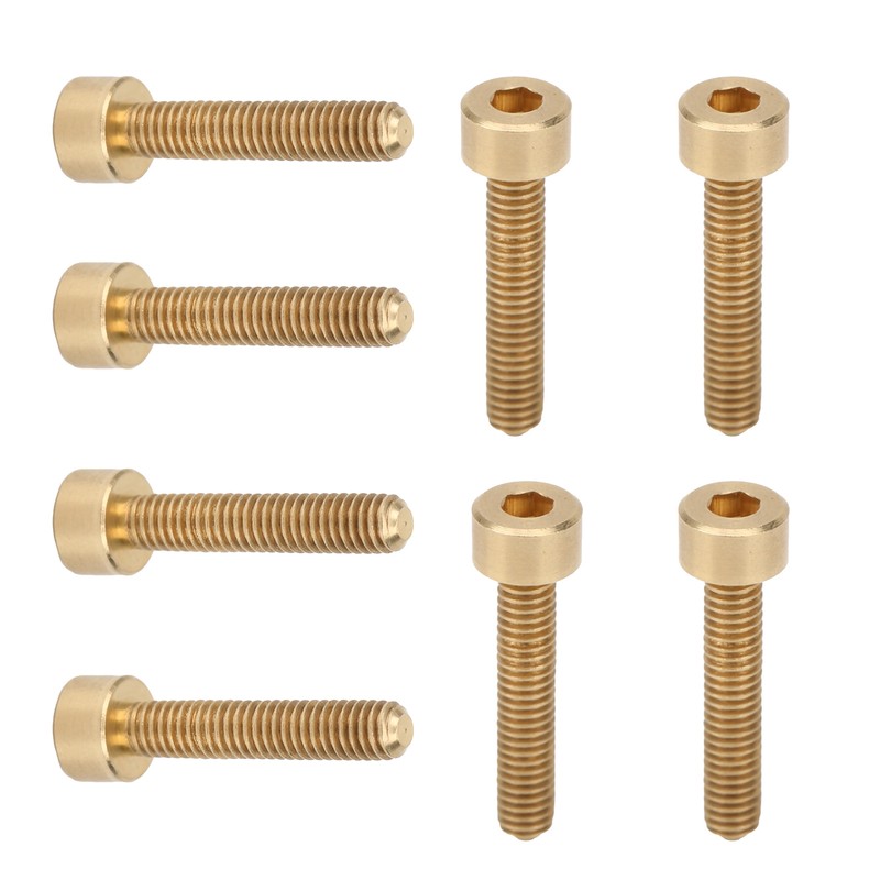 50Pcs Cap Hex Socket Screw Copper Fastener Hardware Tools Industrial