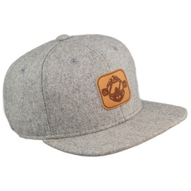 Jumping Bird unisex baseball cap, outdoor snapback cap, snowboard, individually adjustable and easy to wash, felt cap, designed in Germany - lightgrey