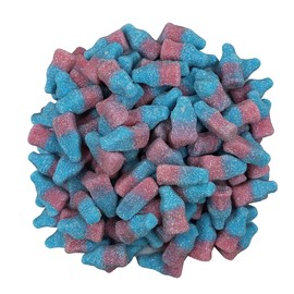 FirstChoiceCandy Sour Mini Gummy Soda Bottles (Bubble Gum, 2 Pound)