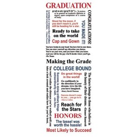 Momenta Vellum Message Sticker, Graduation