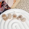 Pretzel restaurant nail tips - Oval / 프레첼 맛집 네일팁