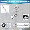 Enhon 2 Set Tub Spout Diverter Repair Kit, Includes 2