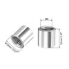 sourcing map Round Welding Nuts M8 x 12 mm x