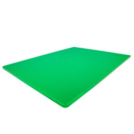 Professional Extra Large 24 x 18 Green Cutting Board, 1/2" Thick HDPE for Commercial Restaurant Kitchens, Color Coded for Vegetables, Salad, Fruit - NSF Stamped