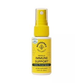 Beekeeper's Naturals Propolis Spray Immune Support 1 Fl Oz Alcohol Free