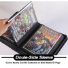 D DACCKIT Comic Binder，Comic Book Album with Sleeves Fits Regular