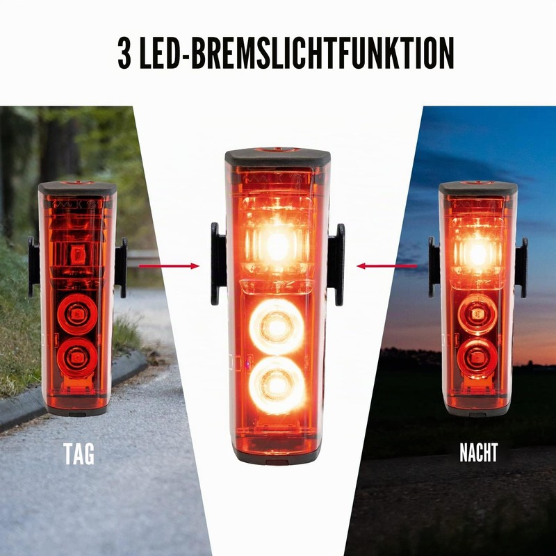 SIGMA Aura 100/Blaze Link Bicycle Light Set with Innovative Coupling