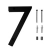 JAONLD House Number Sign Black Acrylic House Number with Screws,