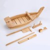 BIPEGE Wooden Sushi Boat Serving Tray, 28 Inch Sushi Plate