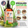 Organic Castor Oil For Face Moisturizer, Eyes, Eyelashes, Eyebrows, Wrinkles