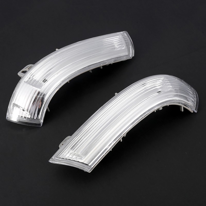 Pair of Wing Mirror Indicator Turn Signal Light Lens LED