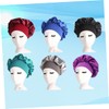 BIUDECO 6pcs Wide-brimmed High Elastic Headband Sleep Cap Night Sleep