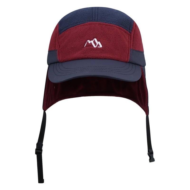 Clape Warm Earflap Baseball Caps 5 Panel Winter Cap Woolen