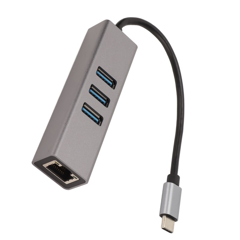 USB C Hub USB C to RJ45 Adapter 5Gbps Plug