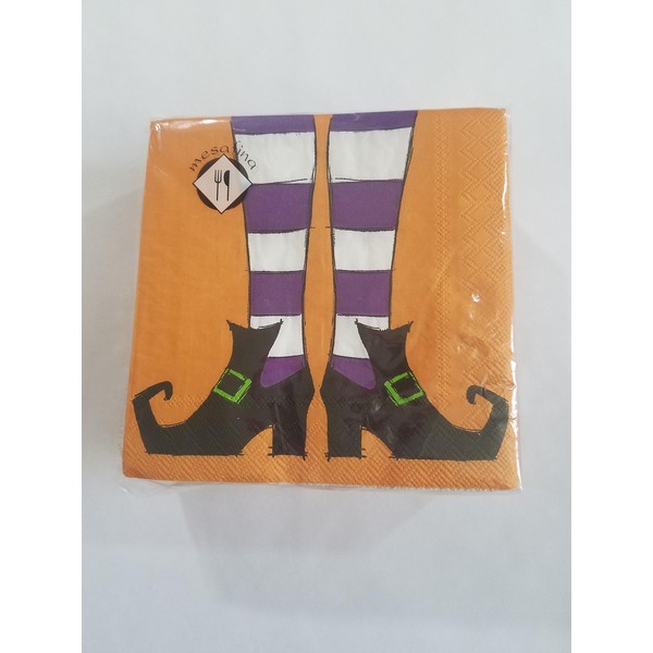 Witch Boots 40 Count Beverage Napkins