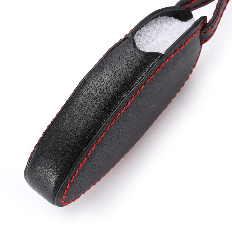 Happyit Leather Car Key Cover Case Keychain for Nissan Qashqai