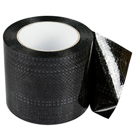 CHUANGSEED RV Underbelly Tape Flexible Waterproof Fabric Repair Tape, Thick Sealing Patch for Mobile Home Belly, Camper, Travel Trailer, Permanent Bottom Repair 4'' x 50Ft