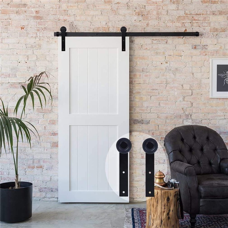 CCJH Sliding Barn Door Hardware Kit 4FT Track for Max