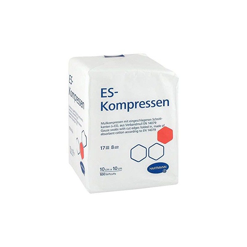 IT COMPRESSES non-sterile 10x10cm 8f, 100 Pieces