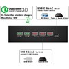 EZDIY-FAB 5.25in 10Gbps USB 3.1 Gen2 Hub and Type-C Port,Front