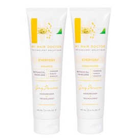 My Hair Doctor Everyday Shampoo (100ml) & Conditioner (100ml) With Keratin Duo Set for All Hair Types Enriching and Lightweight, Sulphate Free, Vegan Haircare