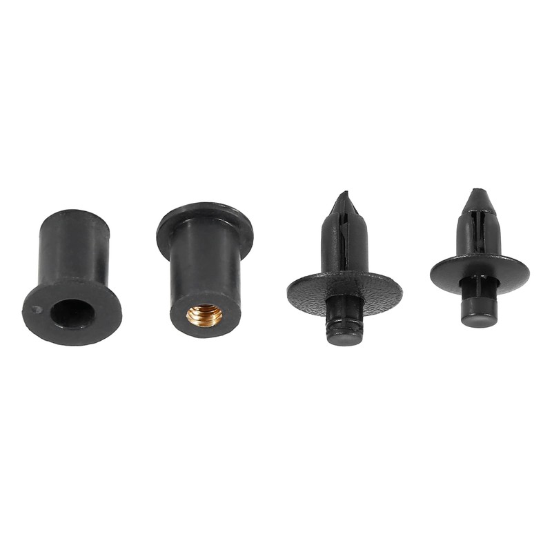 MACHSWON Black 223pcs Motorcycle Windscreen Fairing Bolts Bodywork Screws 1996-2023
