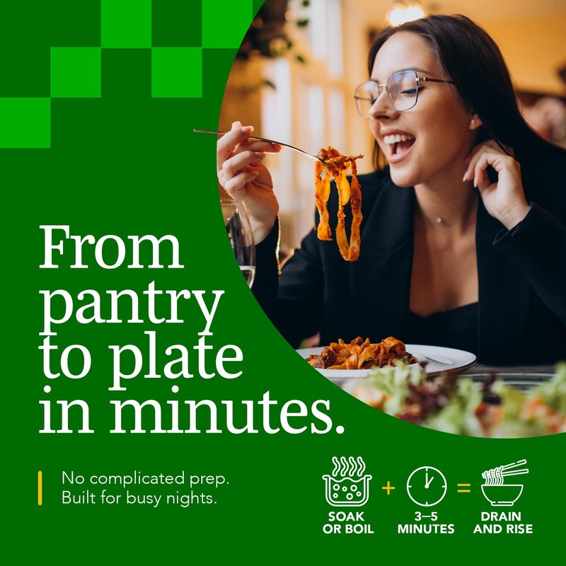 Taste Of Thai Noodle Rice gluten free Extra wide, 16