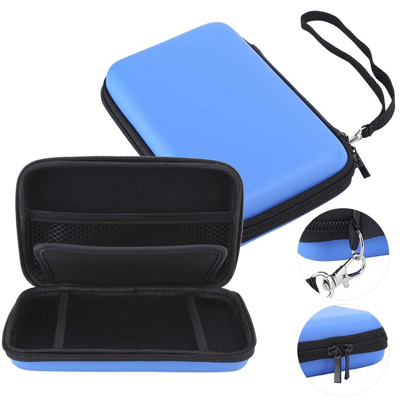 ASHATA 2Pcs Carrying Case for 3ds XL Game Console (Blue)