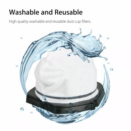 For Shark 3 Dust Cup Filters For Shark Cordless Pet Perfect II Hand Vac XSB726N SV75 SV780