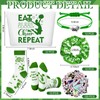 144 Pcs Cheerleader Gifts Bulk for Team, 6 Sets Goodie,Green