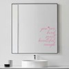 2x You Are Kind Smart Beautiful Enough Mirror Decal, Motivational