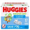 Huggies Natural Care Baby Wipes, Cucumber and Green Tea, 17